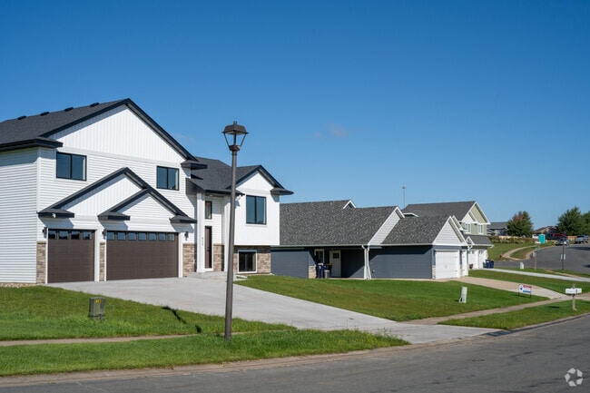 New streets in Ellsworth feature tidy New Traditional homes and friendly blocks.