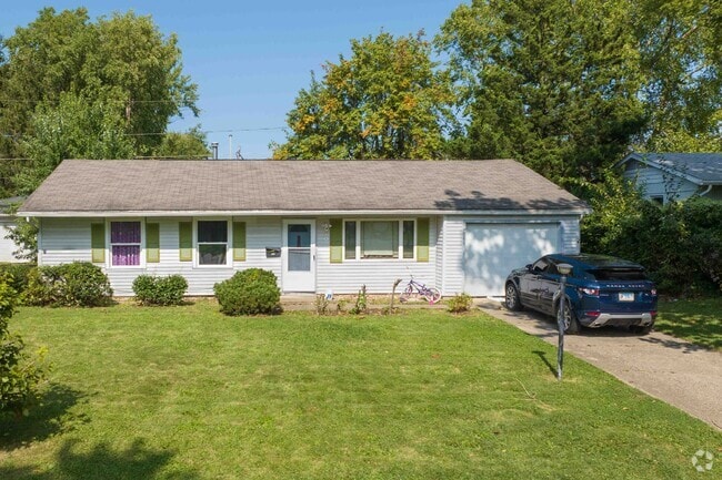 A popular home style in Fairlawn Park are large ranch-style homes with an attached garage.