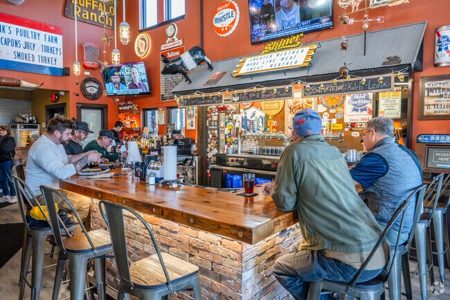Central Sheboygan’s Parker John’s BBQ and Pizza is a favorite for hearty meals.