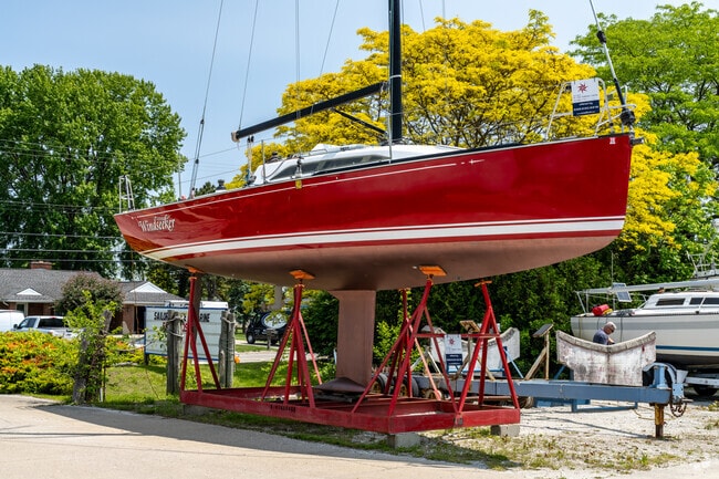 Residents of Eastern Harrison enjoy near immediate access to boat storage.