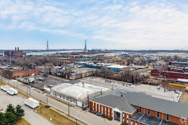 Industry is at the heart of Detroit's Delray neighborhood.