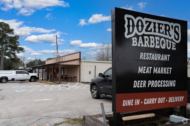 Dozier's BBQ is a Fulshear staple with smoked meats and a grocery store.