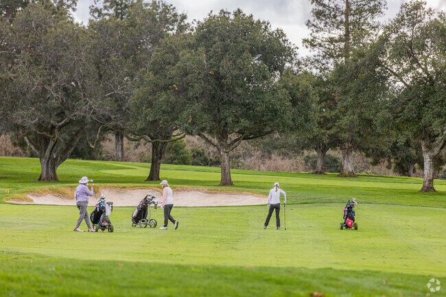Stanford Hills women golfers enjoy the local Stanford course.