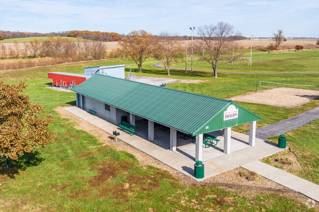 The Pavilion at Heisler-Burns Park in Bucker is great for large neighborhood events.