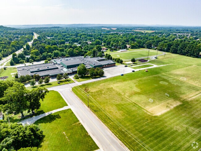 Aerial view of Freedom Intermediate school.