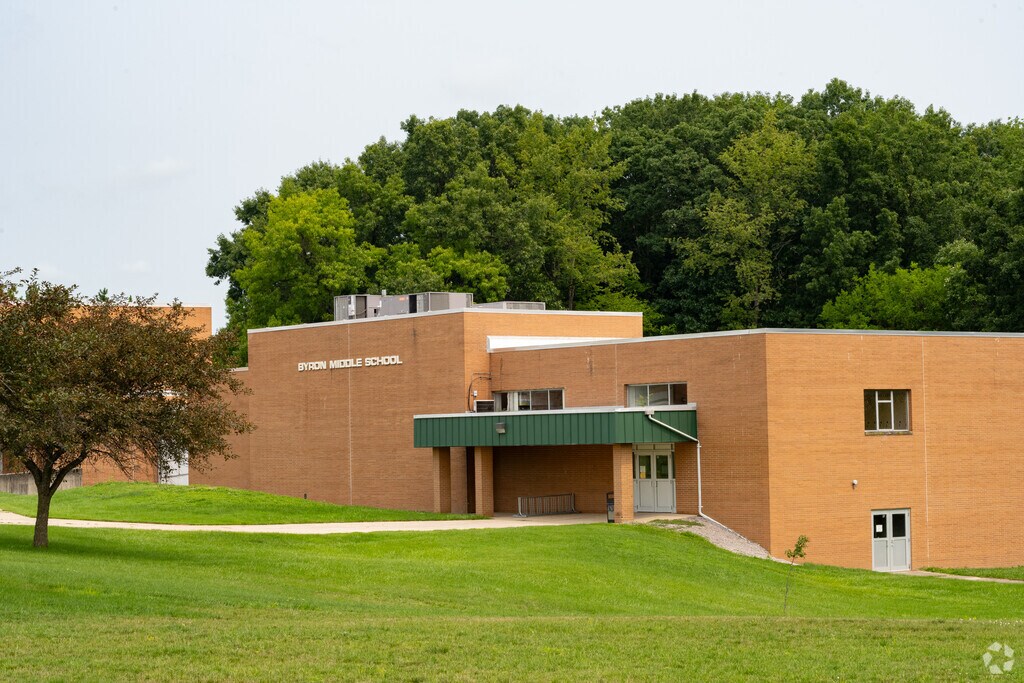 Byron Area Middle School building in Southeast Genesee County.