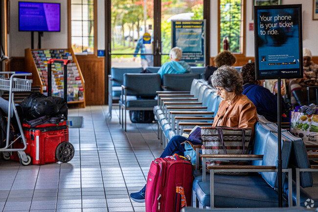 The Centennial Amtrak Station offers direct connections to Tacoma, Seattle and Portland.