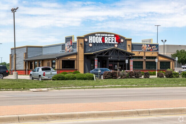 Grab a bite to eat at Hook & Reel in Eastborough.