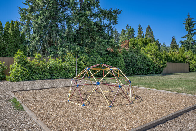 Jungle gym at City View Charter School in Hillsboro, Oregon.