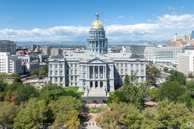Looking West from the Capitol Hill neighborhood.