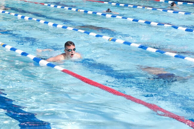 Residents enjoy swimming lessons and competitions at the South HOPE Center.