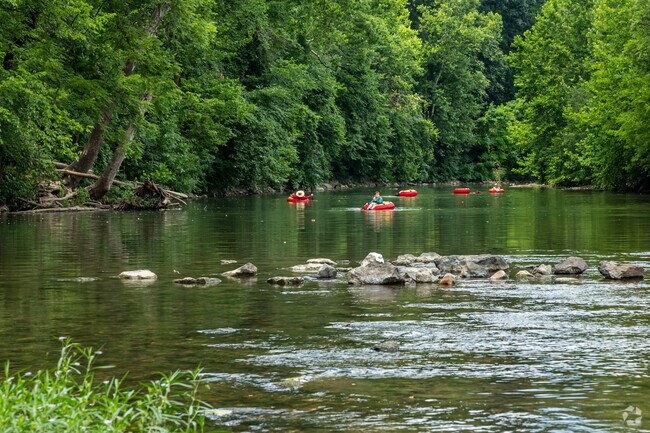 The Roanoke river flows through Wasena making it a great place for relaxation and adventure