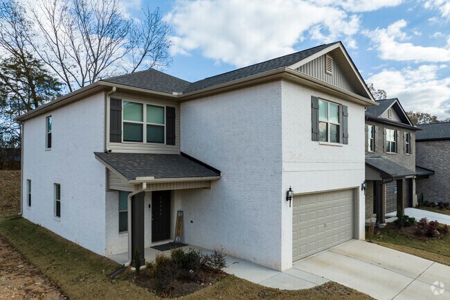 The modern split level is an affordable home style being built in Capshaw,