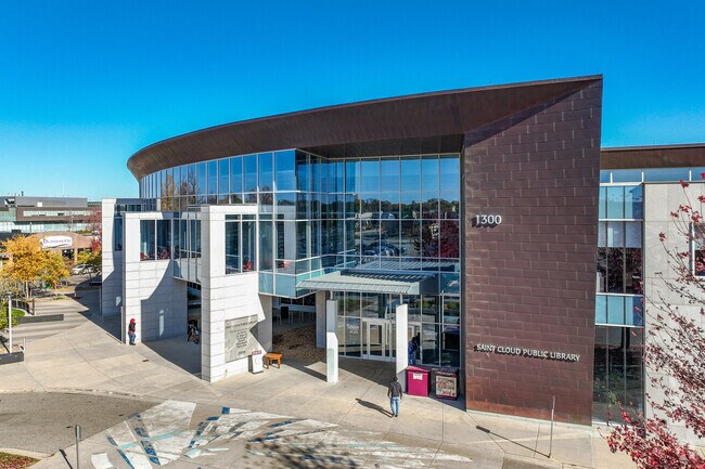 Located downtown, the St. Cloud Public Library offers an array of programs and services for residents of Saint John Cantius.