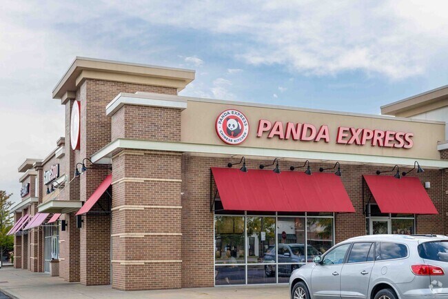 Panda Express near Dobbins Downs serves American Chinese dishes cooked in a wok.