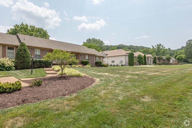 Brentwood largely made up of subdivisions with green grassy lots.