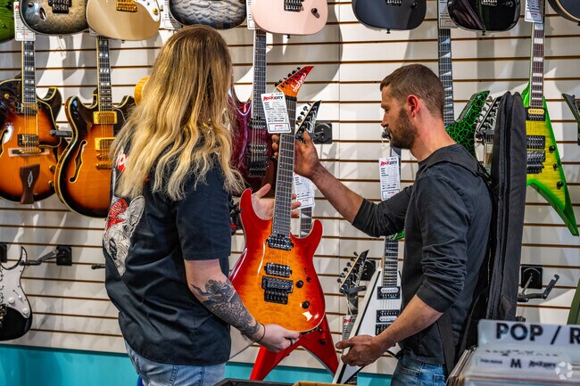 Find hidden gems inside Rock City Music Company in Livonia.