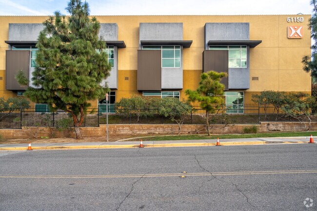 A view of the Harvest Christian School buildings from the street.