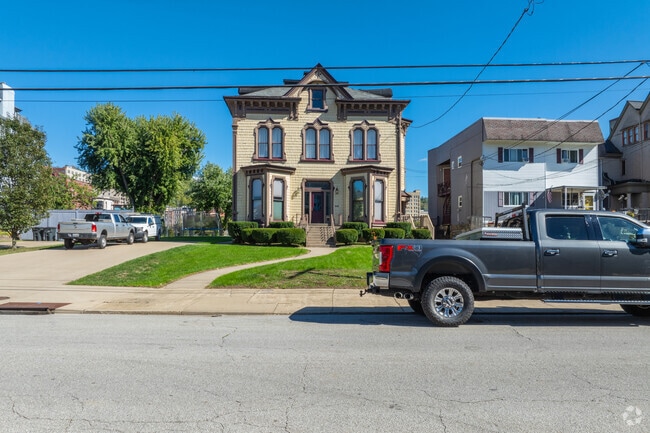 Wheeling Island has a handful of classical revival style houses that are well-maintained.