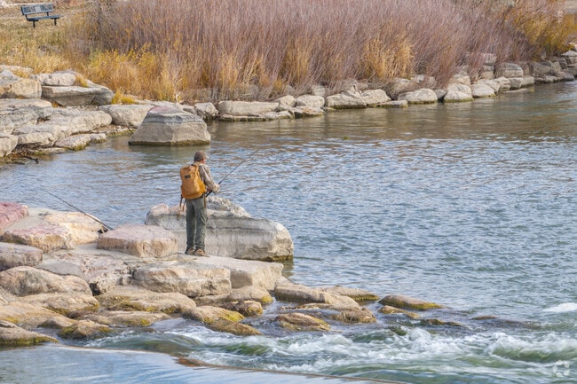Residents can fish and enjoy the North Platte River.