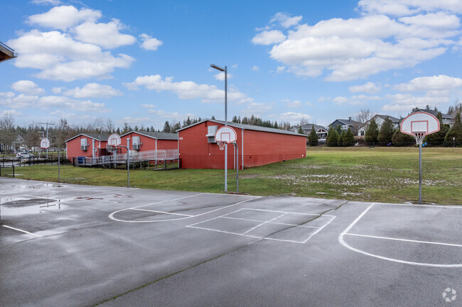 Cascade View Elementary School basketball court.