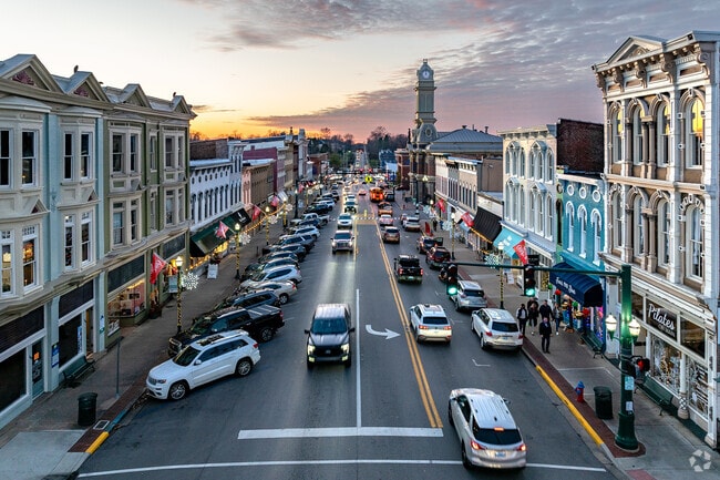 Downtown Georgetown has over 200 buildings on the National Register of Historic Places.