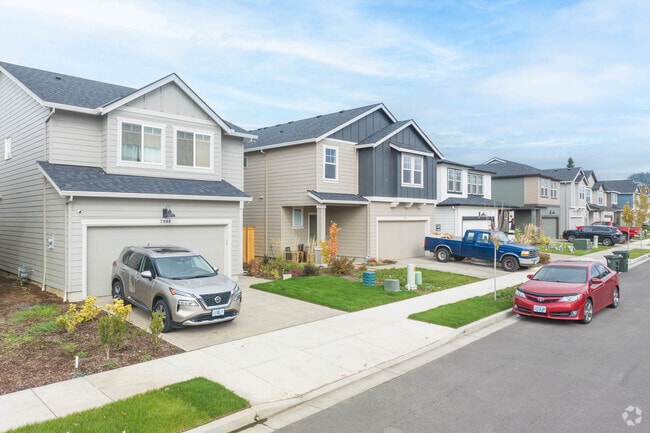 A new development is on the edge of North Springfield with beautiful new two-story homes.