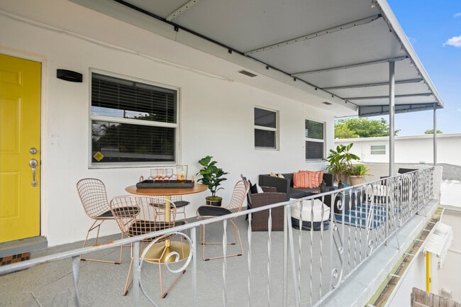 Entry to Apartment with Huge Balcony