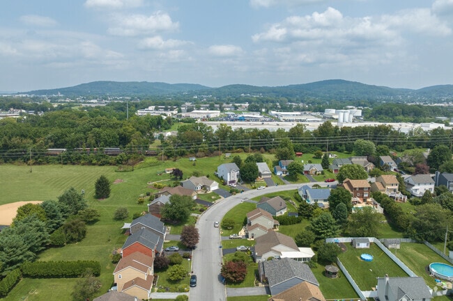 Muhlenberg Park has views of mountains in all directions.