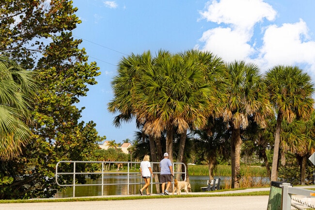 A walking trail near Kagan Park offers a peaceful escape in Juno Beach.