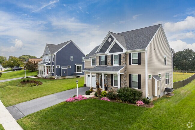 Newer homes with Colonial influences and modern architecture are a popular choice for homebuyers in New Holland.