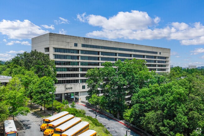 North Atlanta High School is a comprehensive public high school in the former IBM building.