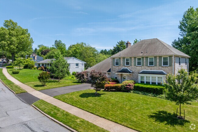 Some brick colonial revival homes have some pristine curb appeal in New Cumberland.