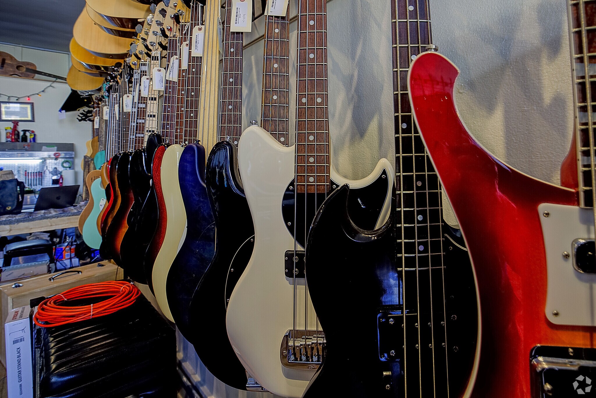 If you're looking for a guitar or bass, Ground Floor Guitars in Blackstone has you covered.