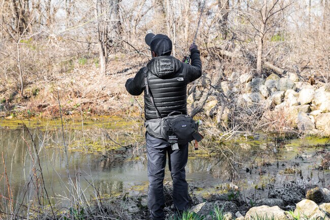 Enjoy some fishing at the Sedgwick County Park near Tyler's Landing.