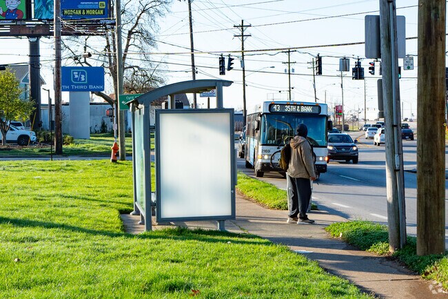 Poplar Level is connected to points across Louisville via city TARC buses.