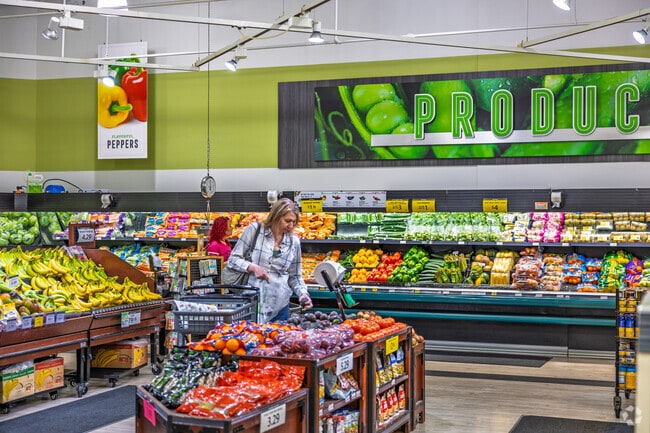 Brighton residents stock up on healthy produce at Express Market.