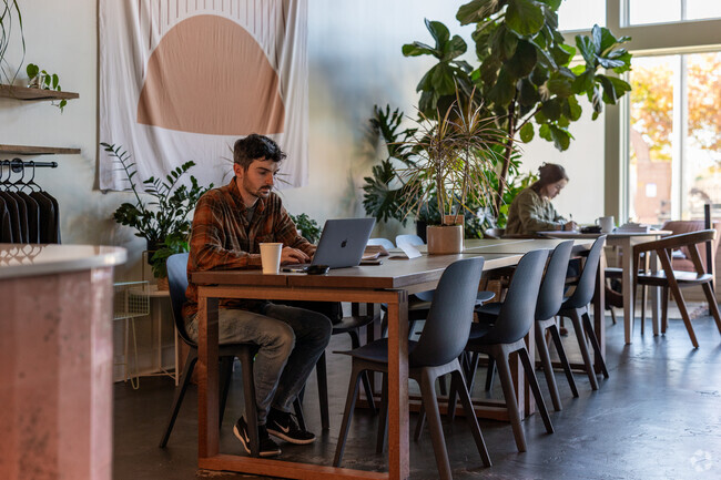 Work remotely at Wild Child Coffee in downtown Coweta.