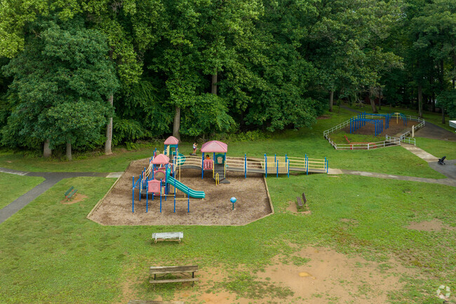 For Garrison Elementary in Pikesville has spacious playgrounds.