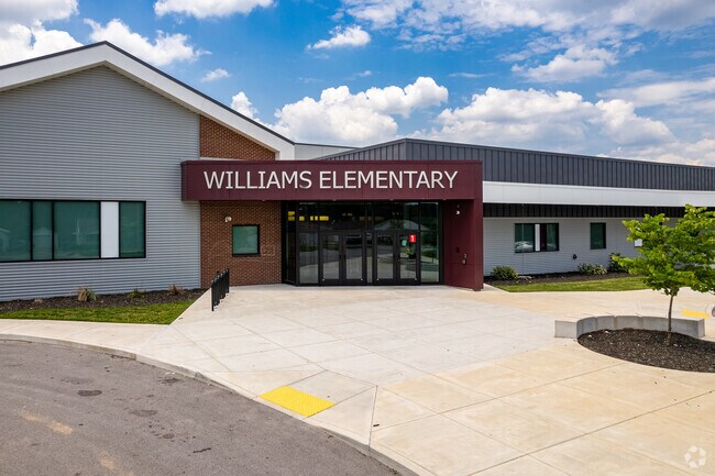 Students at Williams Elementary have access to a newly constructed media center and library.