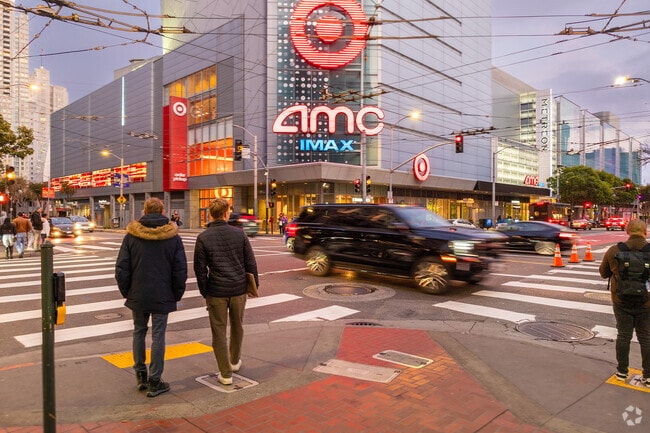 The busy Metreon complex lies in the heart of Yerba Buena.