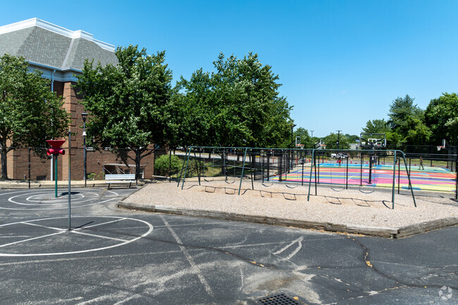 I Promise School offers a large playground for students to enjoy at recess.