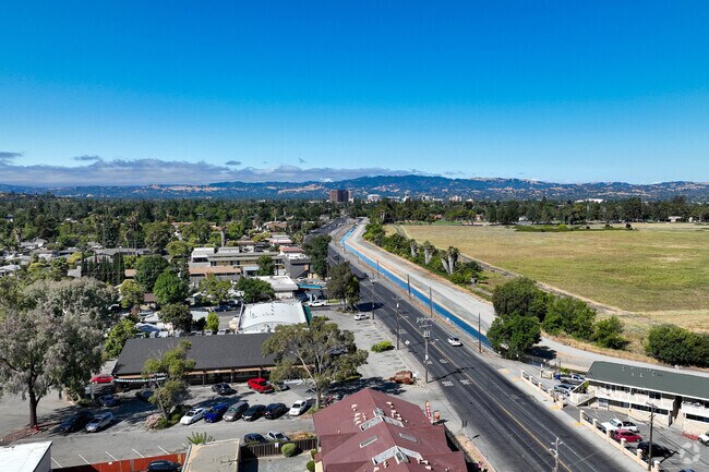 Beautiful Aerial View from Dana Estates to Concord Downtown.