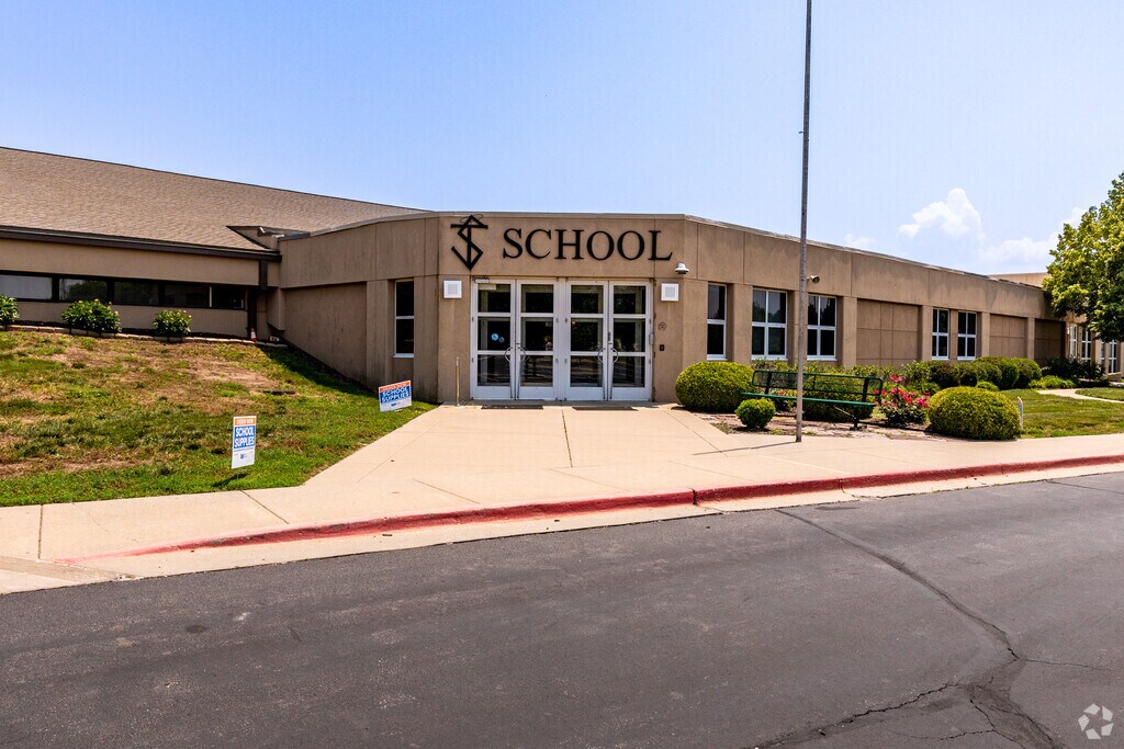 St James Catholic School entrance to the school.
