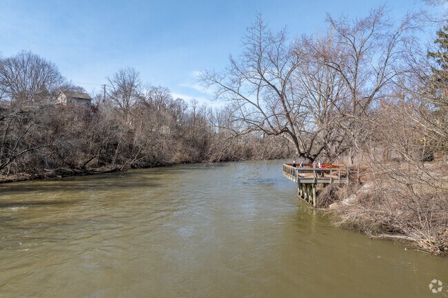 Riverview Park overlooks the Flint River in Flushing.