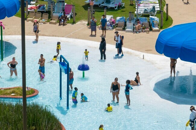 SplashDown Waterpark in Ben Lomond Regional Park is a popular way to stay cool during the summers in Sudley.
