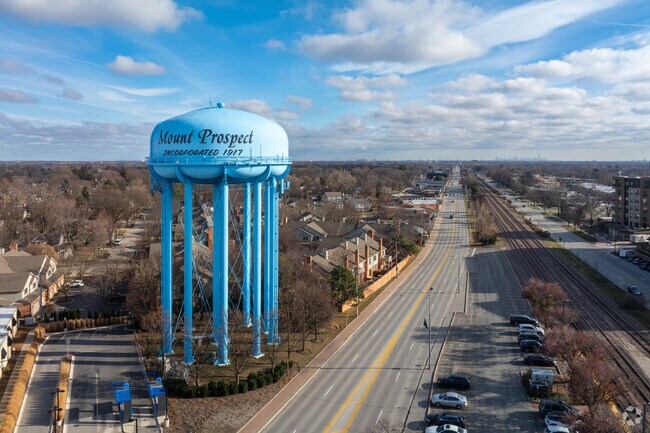 Mount Prospect sprawls about 24 miles northwest of Chicago.