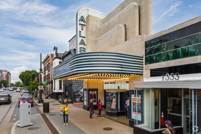 The Atlas theater is the cultural anchor to the Atlas District in DC.