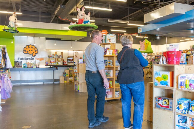 Spark imagination with toys from Fat Brain Toys found near Bent Creek.