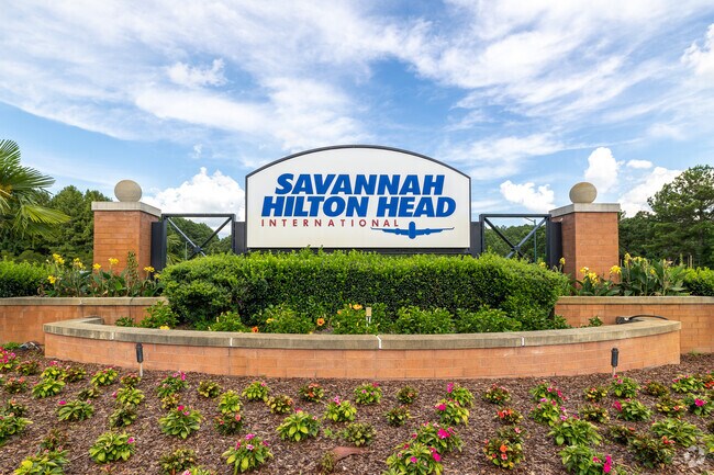 The Savannah Hilton Head International  Airport is about thirty miles away.